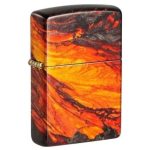 فندک زیپو اورجینال طرح سنگ مذاب