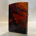 فندک زیپو اورجینال طرح سنگ مذاب - Image 3