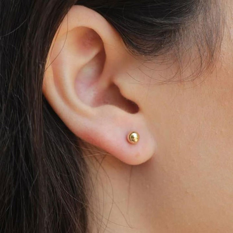 B-1 گوشواره میخی دایره - Image 1