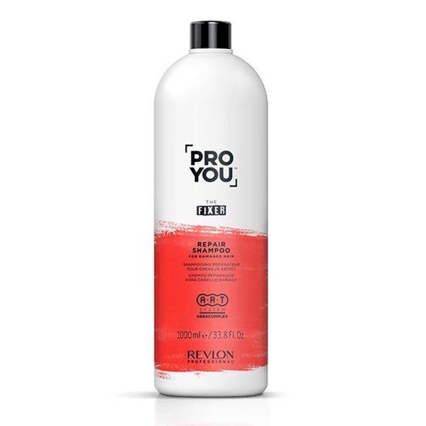 شامپو بازسازی کننده فیکسر پرویو رولون revlon proyou fixer repair shampoo حجم 1000 میلی لیتر