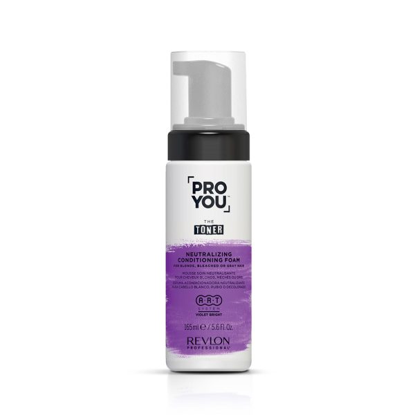 فوم نرم کننده ضدزردی (بنفش) تونر پرویو رولون revlon proyou toner neutralizing conditioning foam