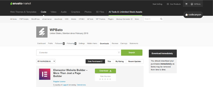 اصالت اوریجینال بودن افزونه المنتور